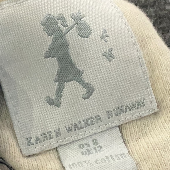 Anthropologie Karen Walker Runway Sealife Sweatshirt Dress Size 8 Medium M - Picture 7 of 9